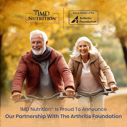 1MD Nutrition MoveMD - Joint Health Supplement - Doctor Formulated | with Collagen, Astaxanthin, and More | 60 Capsules (2-Pack)