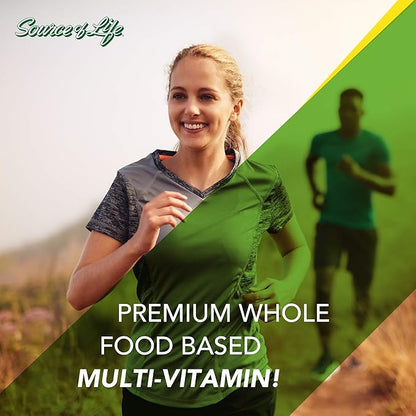 Natures Plus Source of Life Prenatal - 800 mcg Folate, 180 Vegetarian Tablets - All Natural Prenatal Vitamin & Minerals with Iron & Calcium - Optimal Health & Energy - Gluten-Free - 90 Servings