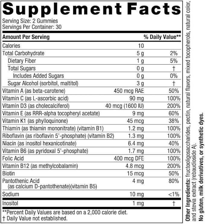 Nordic Naturals Zero Sugar Multi Gummies - Vegetarian Multivitamin Supplement - Passionfruit Mango - 60 Pectin-Based Gummies - 12 Essential Vitamins for Adults - Non-GMO - 30 Servings