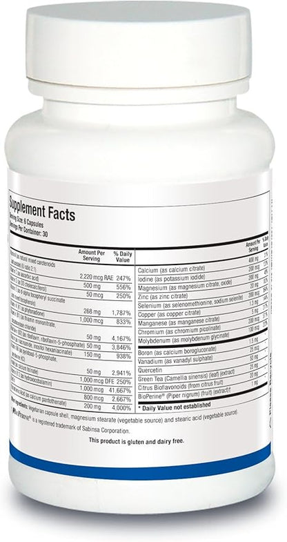 Biotics Research Pro Multi Plus Daily Complete Multivitamin for Men 180 Capsules