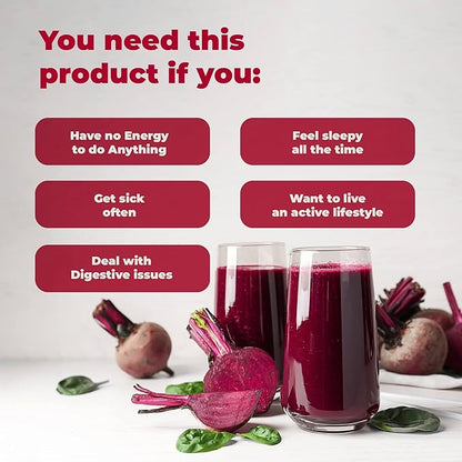 PUREHEALTH RESEARCH Reds Superfoods Powder - Only 10 Calories Fruit and Vegetable Adaptogen Drink with Beetroot, Polyphenols, Probiotic Powder - Antioxidants Supplement for Energy, 30 Servings