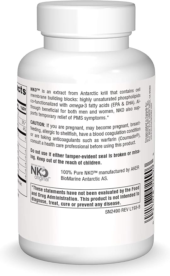 Source Naturals NKO Neptune Krill Oil, Supports Heart Health and Cell Membrane Integrity*, 1000 mg - 90 Softgels