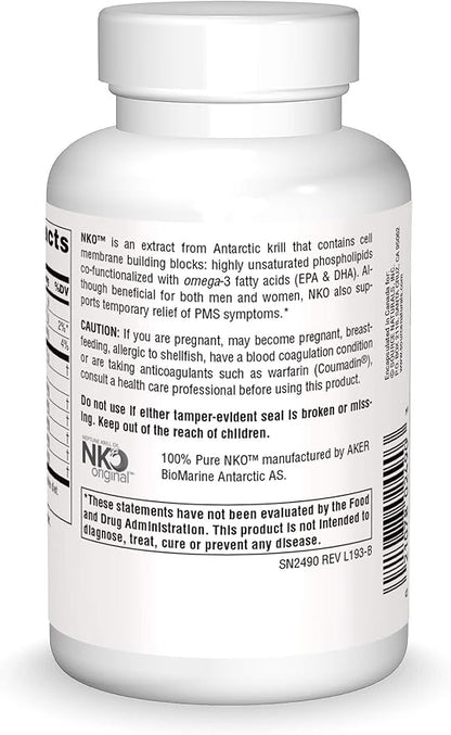 Source Naturals NKO Neptune Krill Oil, Supports Heart Health and Cell Membrane Integrity*, 1000 mg - 90 Softgels