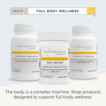 Integrative Therapeutics - Pro-Biome 50B CFU - Proprietary Probiotic Blend - 30 Capsules