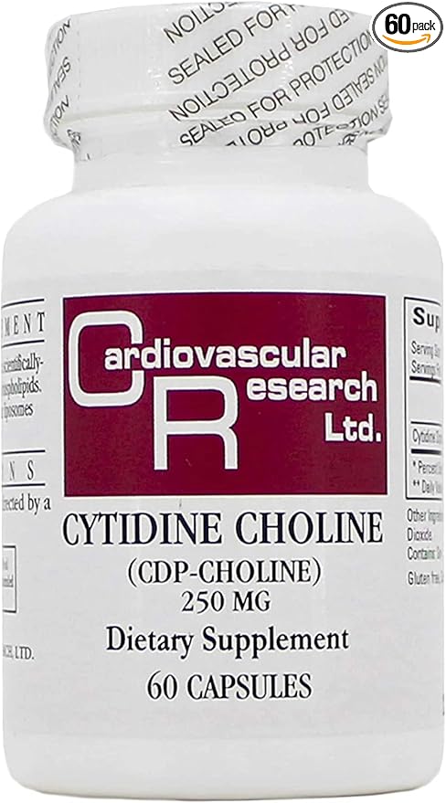 Ecological Formulas - Cytidine Choline 250 mg 60 caps [Health and Beauty]