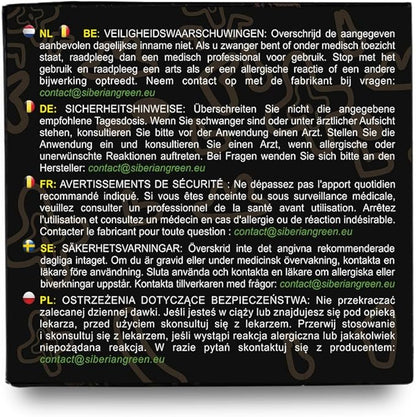 Pure Authentic Siberian Altai Golden Mountains Shilajit Resin 100g 3.53oz - Measuring Spoon – Quality & Safety Certificate in Each Box