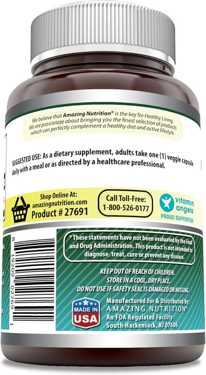 Amazing Formulas Biotin 10000 Mcg Veggie Capsules | Vitamin B7 Supplement | Non-GMO | Gluten Free | Made in USA (240 Count)