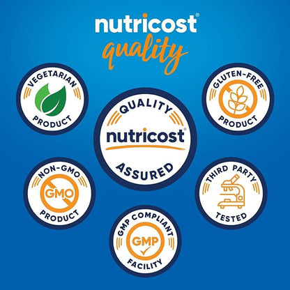 Nutricost Magnesium Taurate 1,500mg; 240 Capsules - Gluten Free, Non-GMO, Vegan, 80 Servings