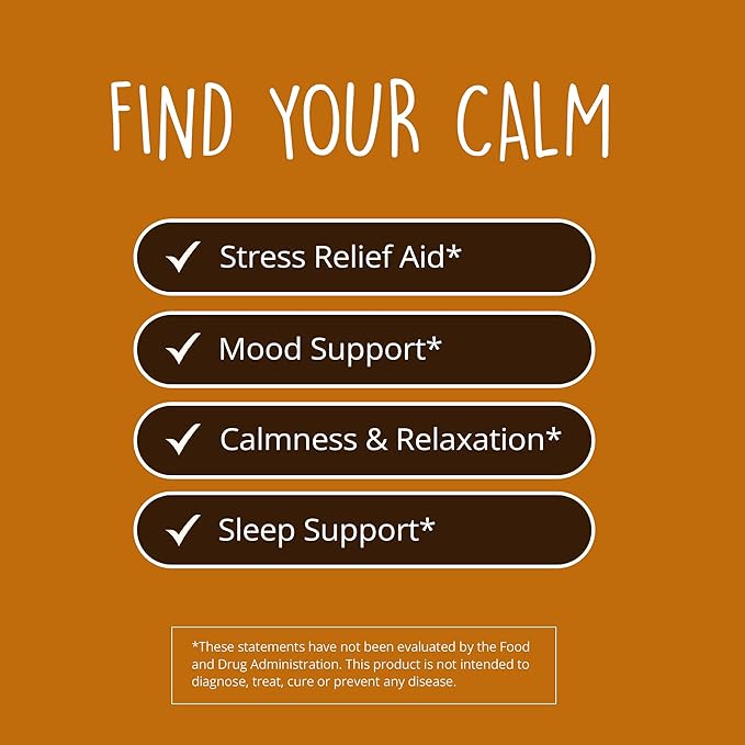 Happy Healthy Hippie Be Grounded Stress Relief Supplement – Lavender Pills | Promotes Calmness & Relaxation | Quick Acting | Magnesium Glycinate 100mg, L Theanine, Lemon Balm Leaf, | Herbal, 60 Ct