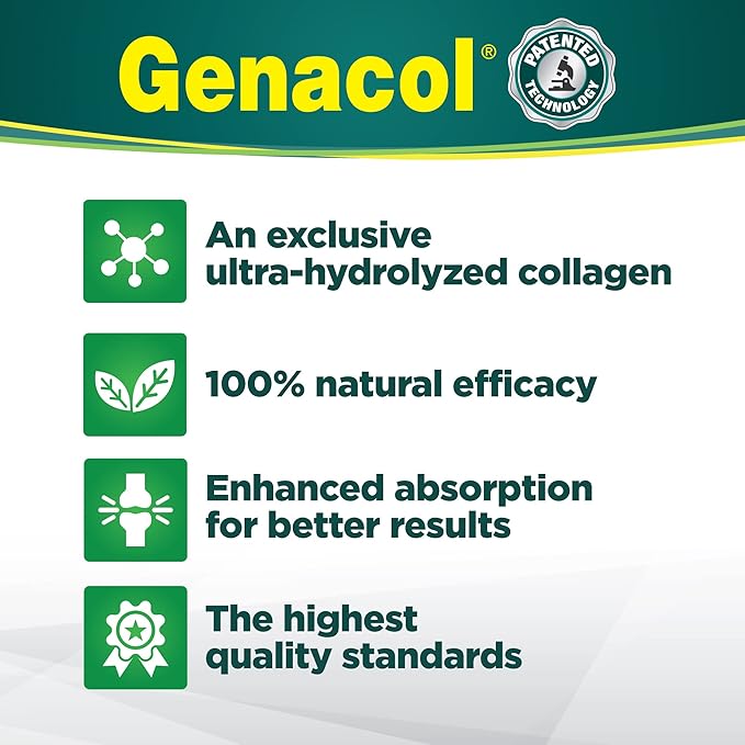 Genacol Optimum – Glucosamine, Chondroitin, MSM and Ultra-Hydrolyzed Collagen Tablets, Maintains Healthy Joints, Protects & Lubricate Cartilage, 90 Tablets (30-Day Supply)