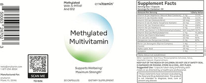Methylated Multivitamin Multimineral Complex L Methylfolate