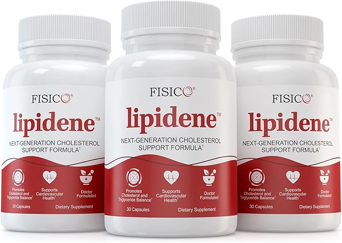 Cholesterol Support & Heart Health Supplement – Lipid Balance, Cardiovascular Function, Heart Health, Circulation and Arterial Wellness. Contains Bergamot & Olive Fruit Extract – 30 Capsules
