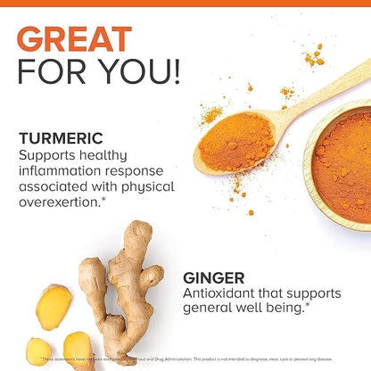 Qunol Turmeric Curcumin with Black Pepper & Ginger, 2400mg Turmeric Extract with 95% Curcuminoids, 105 Count + Fish Oil Omega 3 Mini Softgels, 1000mg Omega 3 EPA + DHA, 3 Month Supply, 180 Count