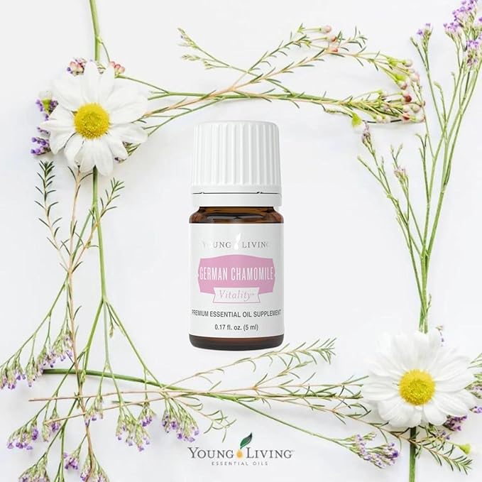 Young Living - German Chamomile Vitality 5 ml | Antioxidant & Natural Calmness Support | Dietary Supplement | Calming Aromatherapy | Ancient Herbal Remedy for Relaxation