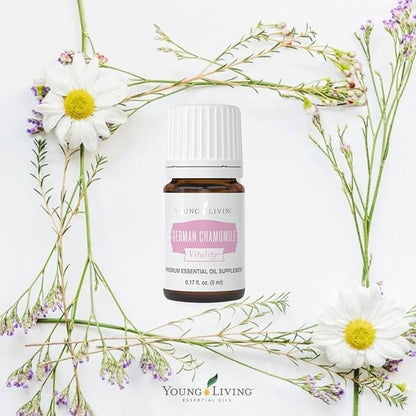 Young Living - German Chamomile Vitality 5 ml | Antioxidant & Natural Calmness Support | Dietary Supplement | Calming Aromatherapy | Ancient Herbal Remedy for Relaxation