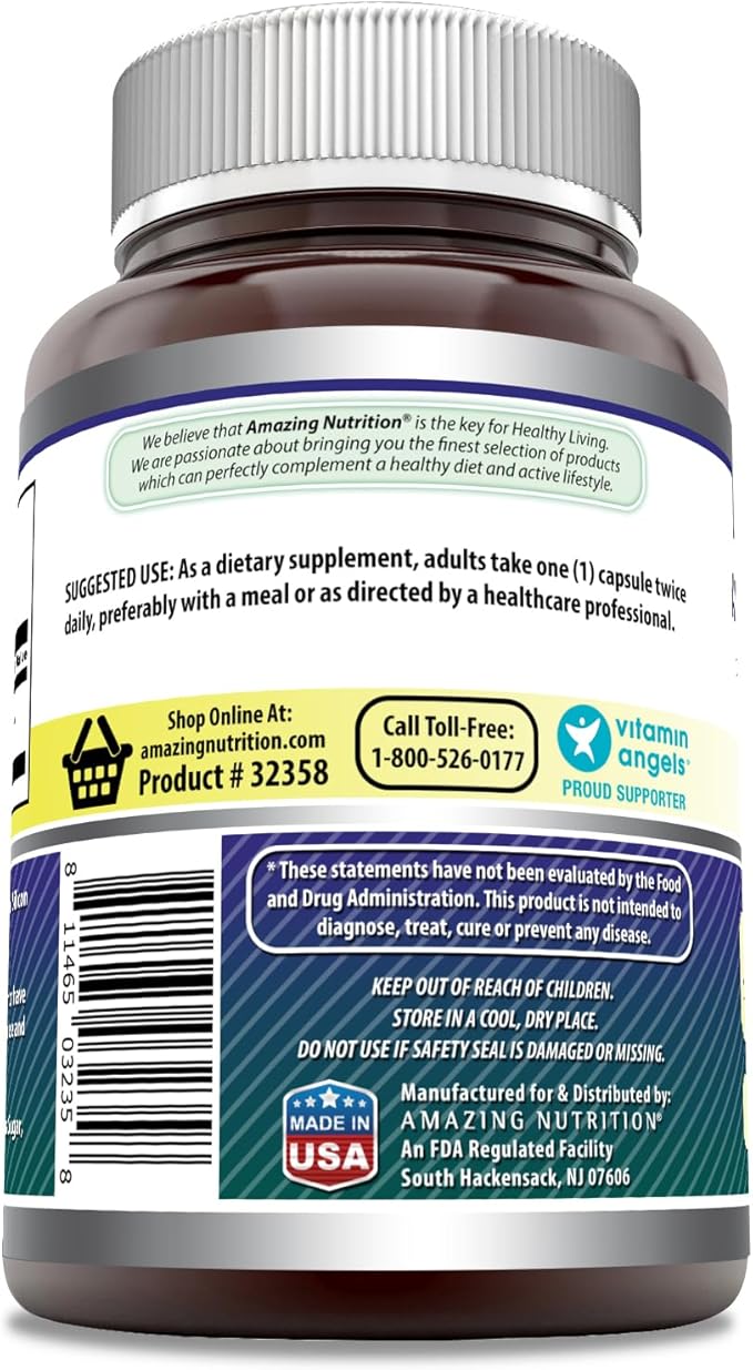 Amazing Formulas Alpha Lipoic Acid | 200 Mg Supplement | 240 Capsules | Non-GMO | Gluten-Free | Made in USA