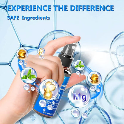 Magnesium Oil Spray, Magnesium Oil Skin & Body Extra Strength, 60Ml Pure Magnesium Chloride Oil Spray, Organic Natural Magnesium Spray, Easy to Absorb and Use