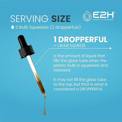 E2H Liver Support Supplement with Milk Thistle - Liver Cleanse Detox & Repair - Artichoke Extract, Dandelion Root, Chanca Piedra, and More - Absorbent Liquid Formula (3 Bottles)