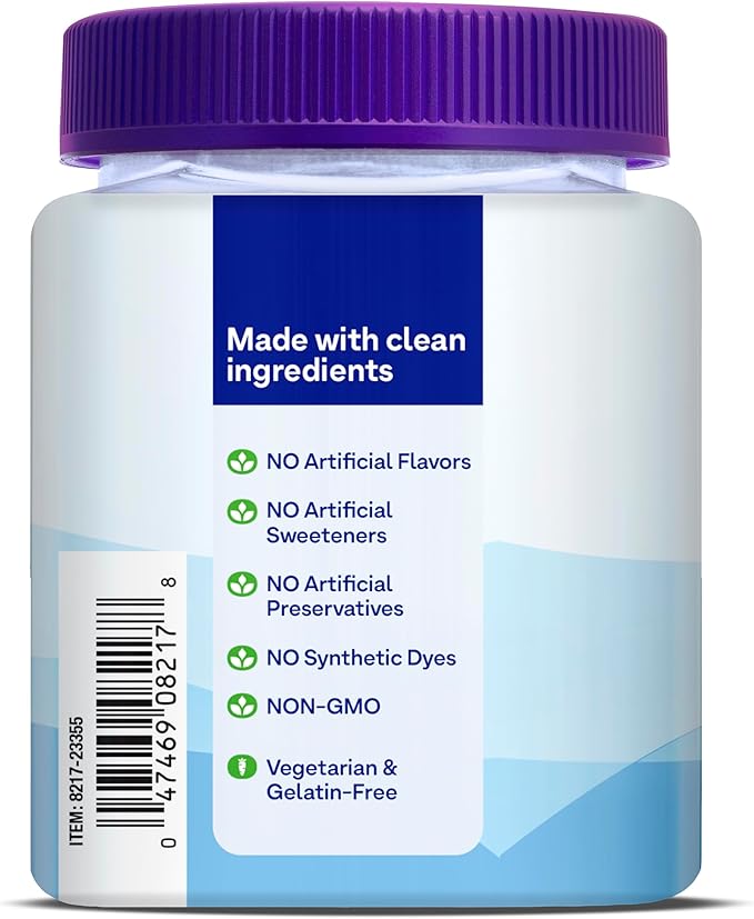 Natrol Kids Magnesium Citrate Gummies, Gently Calm and Relax Little Minds and Bodies, Plus Support Healthy Muscle Relaxation and Function, 30 Razzilicious Gummies, Up to a 30 Day Supply