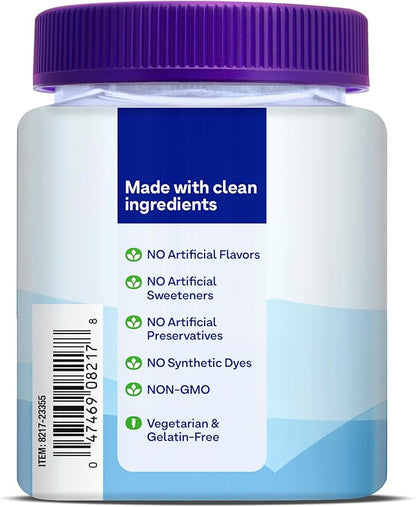 Natrol Kids Magnesium Citrate Gummies, Gently Calm and Relax Little Minds and Bodies, Plus Support Healthy Muscle Relaxation and Function, 30 Razzilicious Gummies, Up to a 30 Day Supply