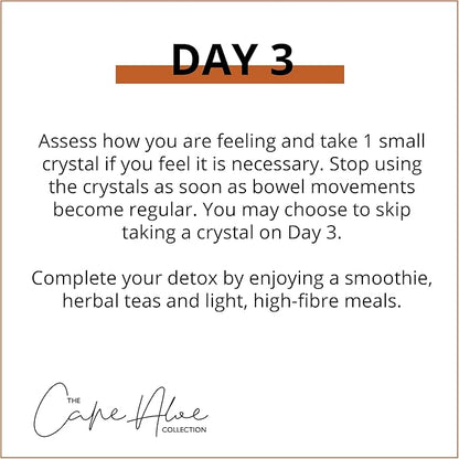 Cape Aloe Ferox Bitter Crystals | Powerful 3-Day Cleanse | Natural Laxative & Gut Health Supplement | Helps with Bloating, Gas, Constipation