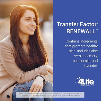 4Life Transfer Factor RenewAll Gel - Topical Skin Care with Aloe Vera, Lavender Extract, Eucalyptus Oil, and Rosemary - 2oz
