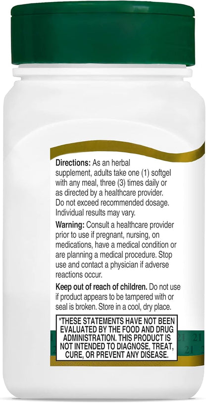 21st Century Evening Primrose Oil Softgels, 60 Count (Pack of 2)