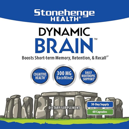 Stonehenge Health Dynamic Joint + Dynamic Brain Bundle Supplement Supports Comfort, Mobility, Flexibility + Memory Acquisition and Retention