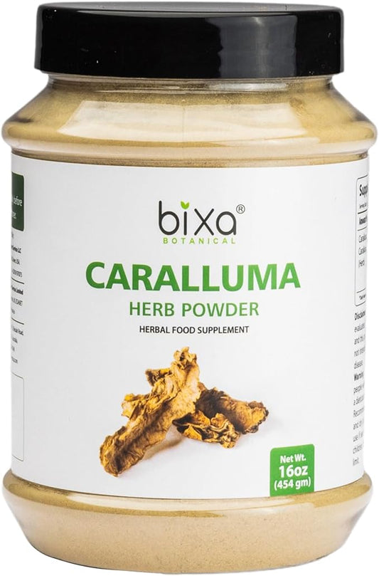 bixa BOTANICAL Caralluma Fimbriata ǀ 1 Pound / 16 OZ | Ayurvedic Herbal Supplement | Endurance Support | Gluten Free, Non-GMO, Steam Treated, Vegan, 100% Pure.