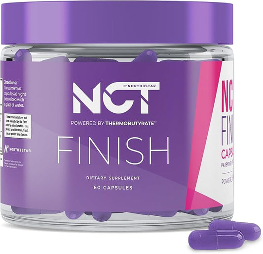 NCT Finish Capsules - 60 Count Recovery Supplement - Joint Support and Comfort - Sleep Support