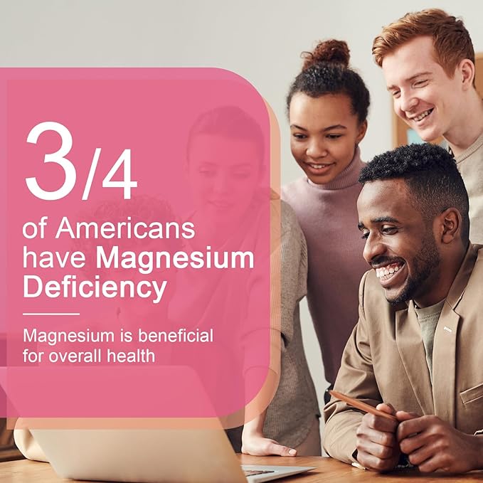 Magnesium Glycinate 500mg Capsules, High Absorption Pure Magnesium Glycinate Supplements Softgels for Men & Women, Support Energy, Muscle & Joint Function, Non-GMO, Vegan, 120 Count