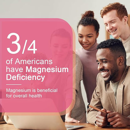 Magnesium Glycinate 500mg Capsules, High Absorption Pure Magnesium Glycinate Supplements Softgels for Men & Women, Support Energy, Muscle & Joint Function, Non-GMO, Vegan, 120 Count