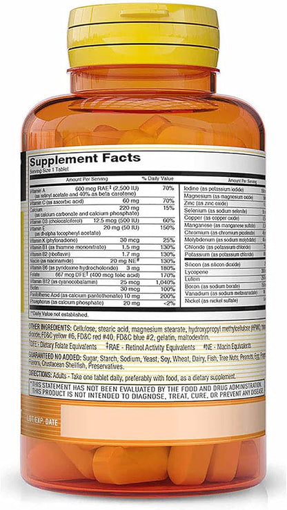 Mason Vitamins Mason Vitrum 50 Plus Senior Multi Tablets