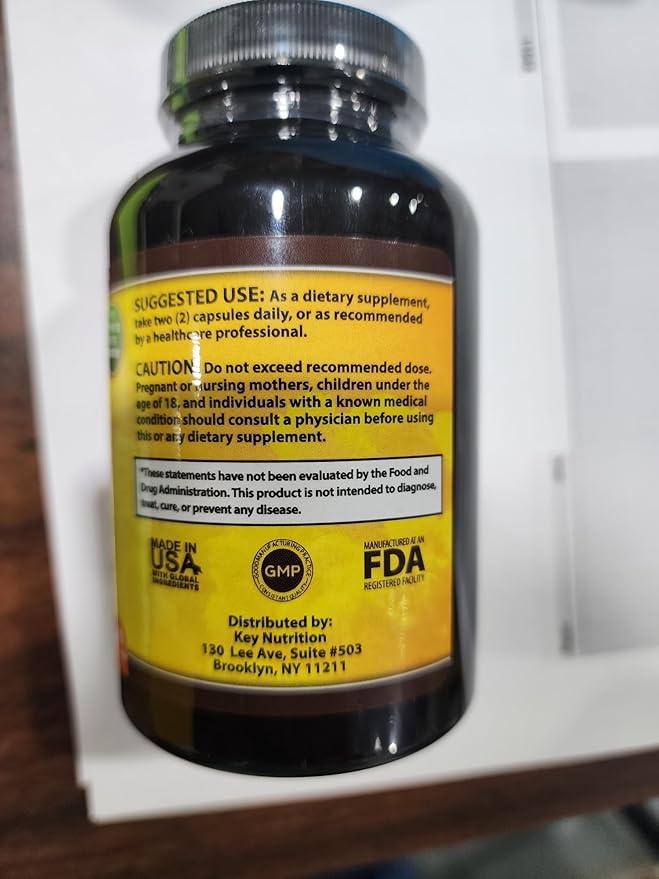 Turmeric Curcumin Complex with Piperine, 100% Pure - 120 Capsules
