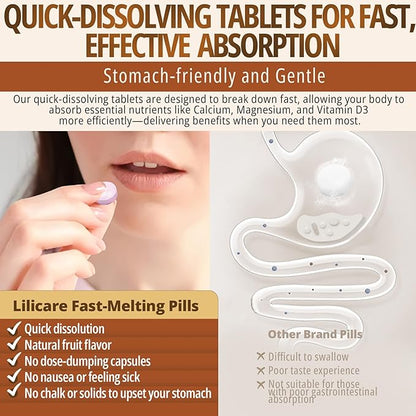 Bundle: Algae Omega 3 Gummies & Fast Dissolve Vitamin D3 5000IU with Calcium & Magnesium