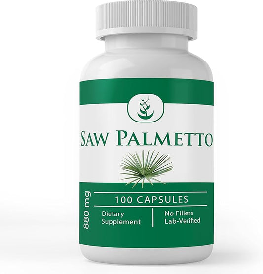 PURE ORIGINAL INGREDIENTS Saw Palmetto, (100 Capsules) Always Pure, No Additives Or Fillers, Lab Verified
