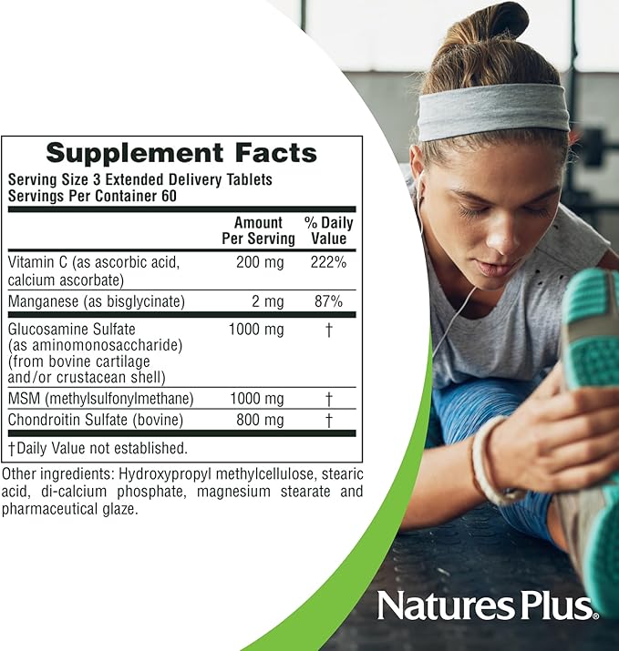 Natures Plus Ultra Rx-Joint - 180 Tablets, Pack of 2 - Supports Healthy Joint Function - with Glucosamine, Chondroitin & MSM - Gluten Free - 120 Total Servings