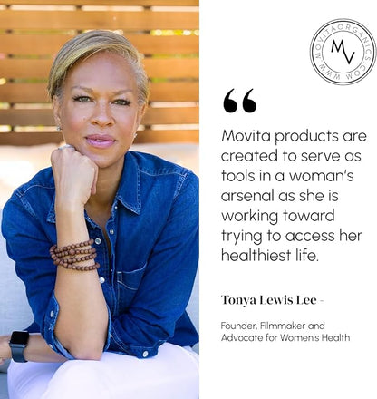 Movita Women’s Daily Multivitamin - Organic Fermented Whole Foods for Enhanced Energy, Immunity & Vitality - Vegan, Gluten-Free, Non-GMO - 30-Day Supply (Glass Bottle)