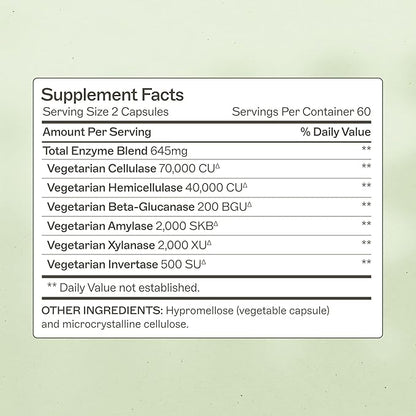 Amy Myers MD Candifense Candida Cleanse - Anti Overgrowth and Yeast Supplement - Herb Free Plant Based Enzymes - Supports Digestion & Gut Health - Amylase, Cellulase, Xylanase, Invertase - 120 Caps