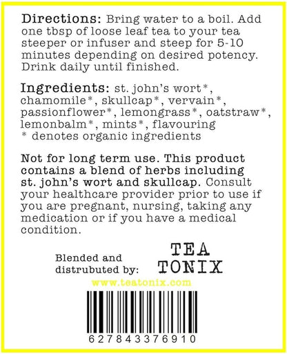 BE HAPPY Tea with St. John's Wort, Vervain, and Skullcap 40g (1.41oz) - an Uplifting, Caffeine Free Herbal Tea