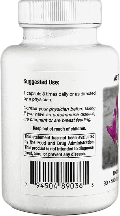 Supreme Nutrition Astragalus Supreme, 90 Pure Huang Qi Vegetarian Capsules (Pack of 2)