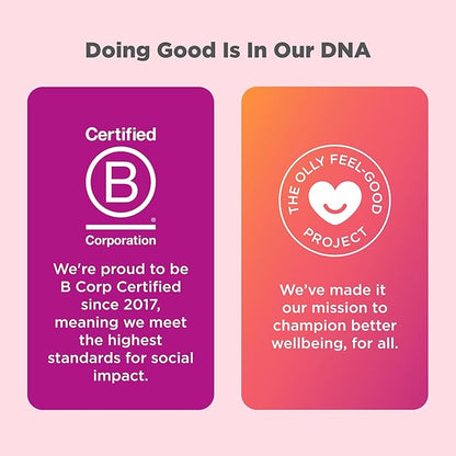 OLLY Delightful Iron Chewable Tablet, Iron Supplement from AB Fortis, Fruit Punch Flavor, 30 or 20 Day Supply - 60 Count