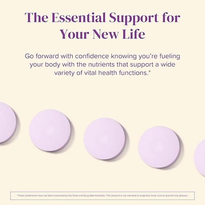 Barimelts ADEK - 60 Fast-Dissolving Tablets (2-Month Supply) - Sugar-Free Bariatric Vitamins for Women Including Vitamin A, Vitamin D, Vitamin E & Vitamin K, Natural Strawberry Flavor