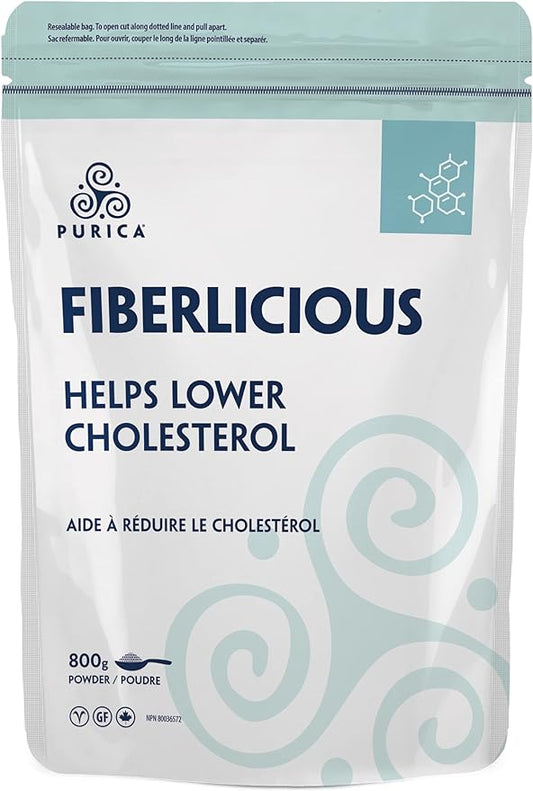 PURICA Fiberlicious Chicory Root Fibre 800g - Fiberlicious Fibre Supplement Powder is 100% Pure Chicory Root Extract (Oligosaccharides) - Pure Inulin!
