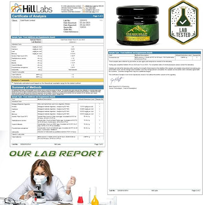 Pure Himalayan Sundried Shilajit Live Resin 15g - Authentic Gold Graded Himalayan Shilajeet Resin