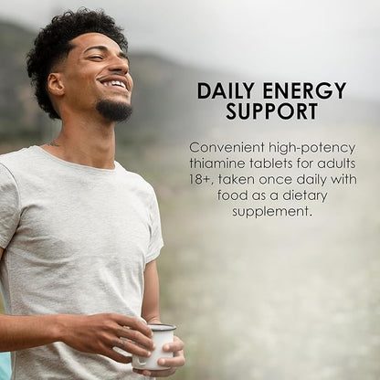 MASON NATURAL Vitamin B-1 Thiamine 250 mg, 100 Day Supply Dietary Supplement, Easy-to-Swallow Tablets, Support Energy Production & Healthy Metabolism