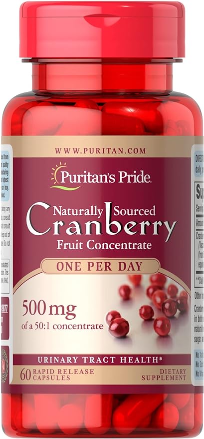 Puritan's Pride One A Day Cranberry 60 Capsules
