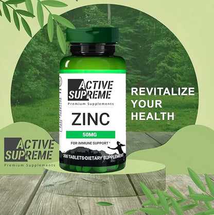 Zinc Citrate 50 mg - Supplement to Support Immune System & Reproductive Health (1)