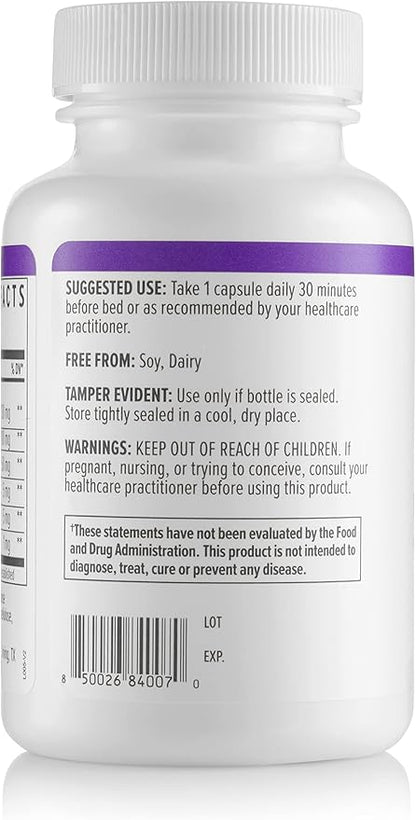 Biote Nutraceuticals - Best Night Sleep - Restfulness + Awake Refreshed (60 Capsules)