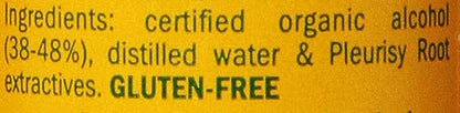 Herb Pharm Certified Organic Pleurisy Root Liquid Extract for Respiratory System Support 1 Fl Oz